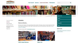 
                            12. Libraries - Central Otago District Council