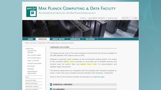 
                            8. Libraries on hydra — Max Planck Computing & Data Facility