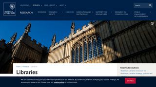 
                            5. Libraries | University of Oxford