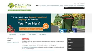 
                            7. Libraries - Western Bay of Plenty District Council