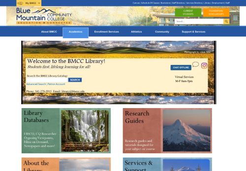 
                            9. Library | Blue Mountain Community College