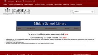 
                            10. Library / EasyBib Registration or Login - Scarsdale Schools