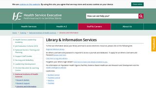 
                            3. Library & Information Services - HSE.ie