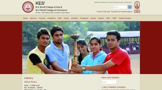 
                            1. Library : KES Shroff College