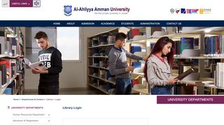 
                            12. Library Login | AAU - Al-Ahliyya Amman University