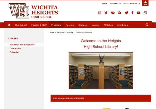 
                            10. Library / Research and Resources - Wichita Public Schools