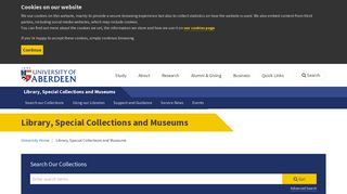 
                            7. Library, Special Collections and Museums | The University ...