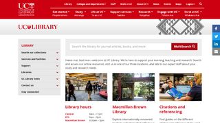 
                            2. Library | University of Canterbury