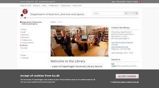 
                            2. Library – University of Copenhagen - Københavns Universitet