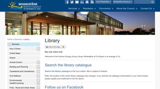 
                            1. Library | Whakatane District Council