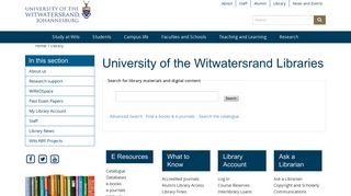 
                            1. Library - Wits University - Johannesburg