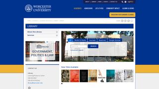 
                            11. Library | Worcester State University