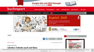 
                            7. Libreka: E-Books auch auf Ebay - buchreport