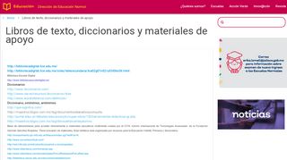 
                            8. Libros de texto, diccionarios y materiales de apoyo | Dirección ...