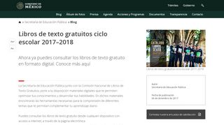 
                            8. Libros de texto gratuitos ciclo escolar 2017–2018 | Secretaría de ...