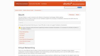 
                            11. libvirt - Ubuntu Documentation