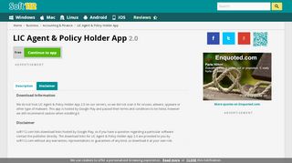 
                            8. LIC Agent & Policy Holder App - Download