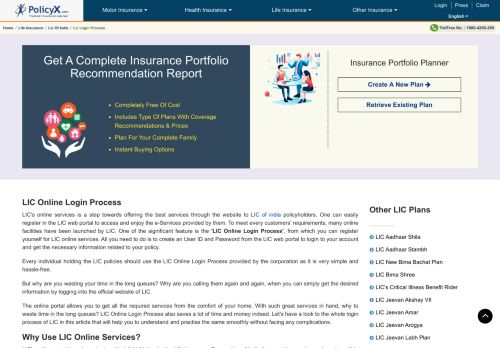 
                            3. LIC Login Online - Customer Login Process in LIC New Portal