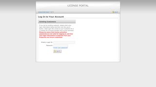 
                            1. License Portal - Log In - Prepar3D