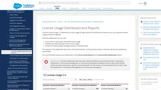 
                            2. License Usage Dashboard and Reports - Salesforce Help