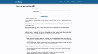 
                            6. License Validation API | XenForo