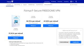 
                            4. Licensförnyelse | F-Secure FREEDOME VPN | F-Secure