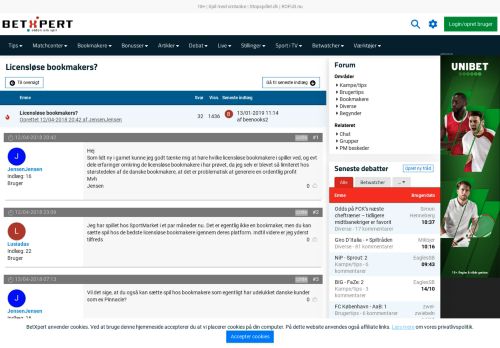 
                            9. Licensløse bookmakers? - Bookmakere forum - Betxpert.com