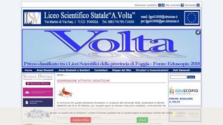 
                            12. Liceo Scientifico “A. Volta”