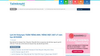 
                            6. lịch thi Violympic - Thủ thuật - Taimienphi.vn