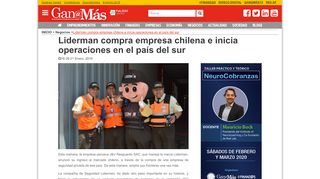 
                            11. Liderman compra empresa chilena e inicia operaciones en el país del ...