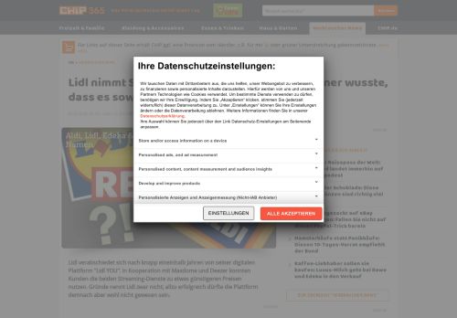 
                            5. Lidl nimmt Streamig-Dienst vom Netz: Kaum einer wusste, dass es ...