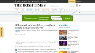 
                            13. Lidl now offers home delivery – without owning a single delivery van