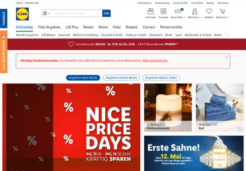 
                            9. Lidl Onlineshop - Über 30.000 Produkte online bestellen - Lidl lohnt ...