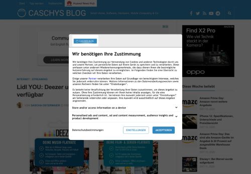 
                            3. Lidl YOU: Deezer und maxdome bald nicht mehr verfügbar