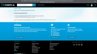 
                            6. Lieber Kunde - TVTiCKETS.de