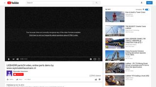 
                            7. LIEBHERR parts24 video, online parts demo by www ... - YouTube