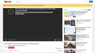 
                            7. Lieferscheine scannen und archivieren mit SAP Barcode - YouTube
