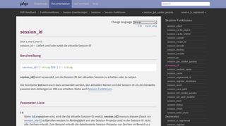 
                            5. Liefert und/oder setzt die aktuelle Session-ID - PHP