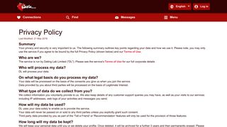 
                            7. Liefie - Privacy Policy