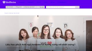 
                            6. Liệu học phí ở Anh ngữ Antoree có tương xứng với chất lượng?