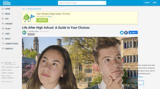 
                            2. Life After High School: A Guide to Your Choices · Student Edge News