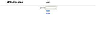 
                            4. LIFE Argentina - Login