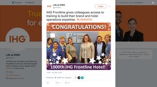 
                            8. Life at IHG® on Twitter: 