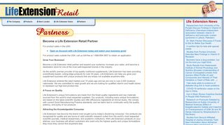 
                            6. Life Extension Retail - Partners