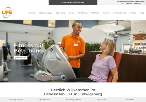 
                            1. LIFE Fitnessstudio Ludwigsburg: Fitness & Gesundheit in Ludwigsburg