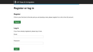 
                            2. Life in the UK: register or log in