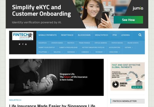 
                            5. Life Insurance Made Easier by Singapore Life | Fintech Singapore