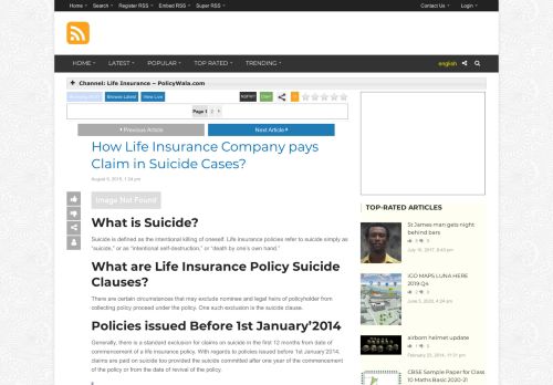 
                            10. Life Insurance – PolicyWala.com - RSSing.com