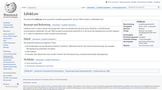 
                            11. Life&Law – Wikipedia