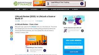 
                            7. LifeLock Review: Is LifeLock a Scam or Worth it? (Updated 2019)